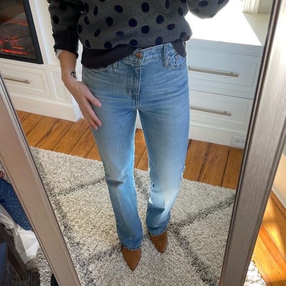 J. Crew Denim - J.Crew Point Sur palisades flare jean in Indigo Ocean wash.
